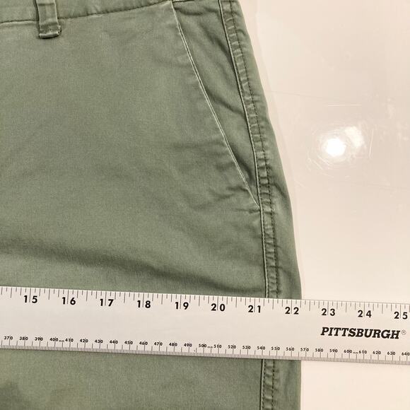 GAP Pants Women 14 Green-Khaki Girlfriend Chino Cotton 5-Pockets Ankle-Length - Picture 7 of 11